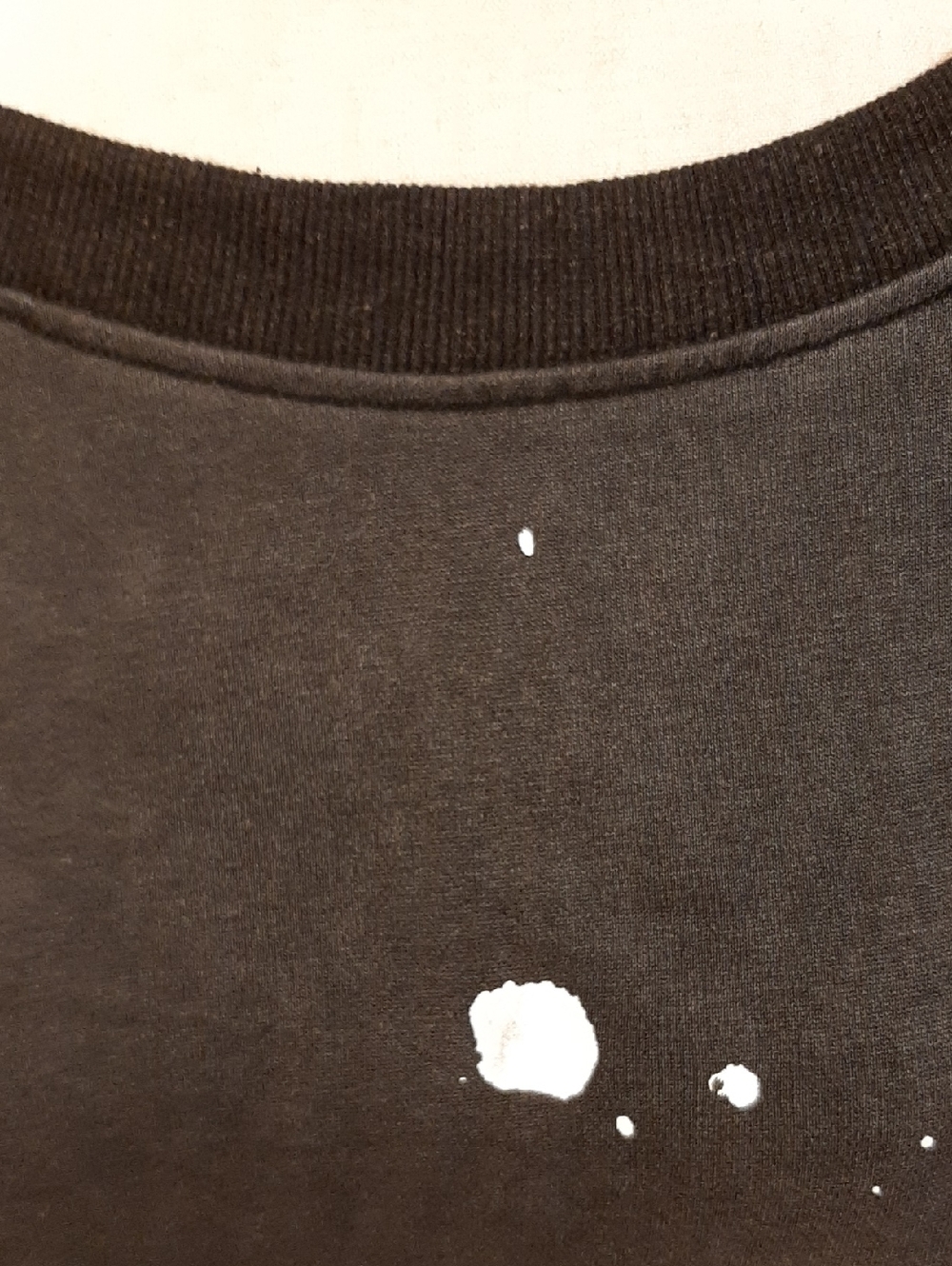 🥀🍓NWT Blue Velvet Black Mineral-Washed Splatter Sweatshirt (XL)🥀 - Picture 2 of 8